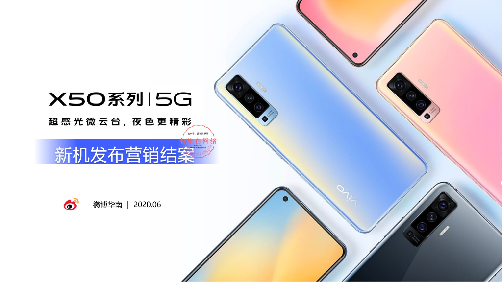 2020年vivo X50系列新机上市微博营销结案