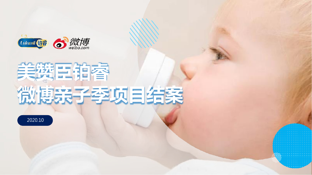 2020美赞臣铂睿微博亲子季营销结案报告