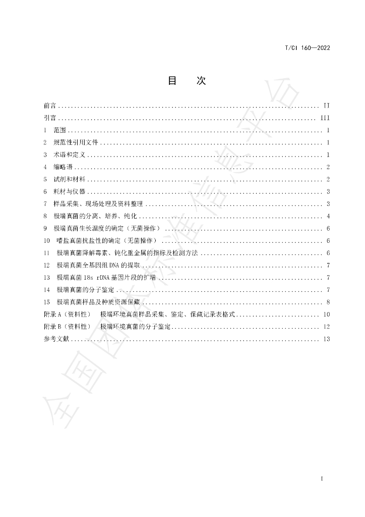T/CI 160-2022 标准预览