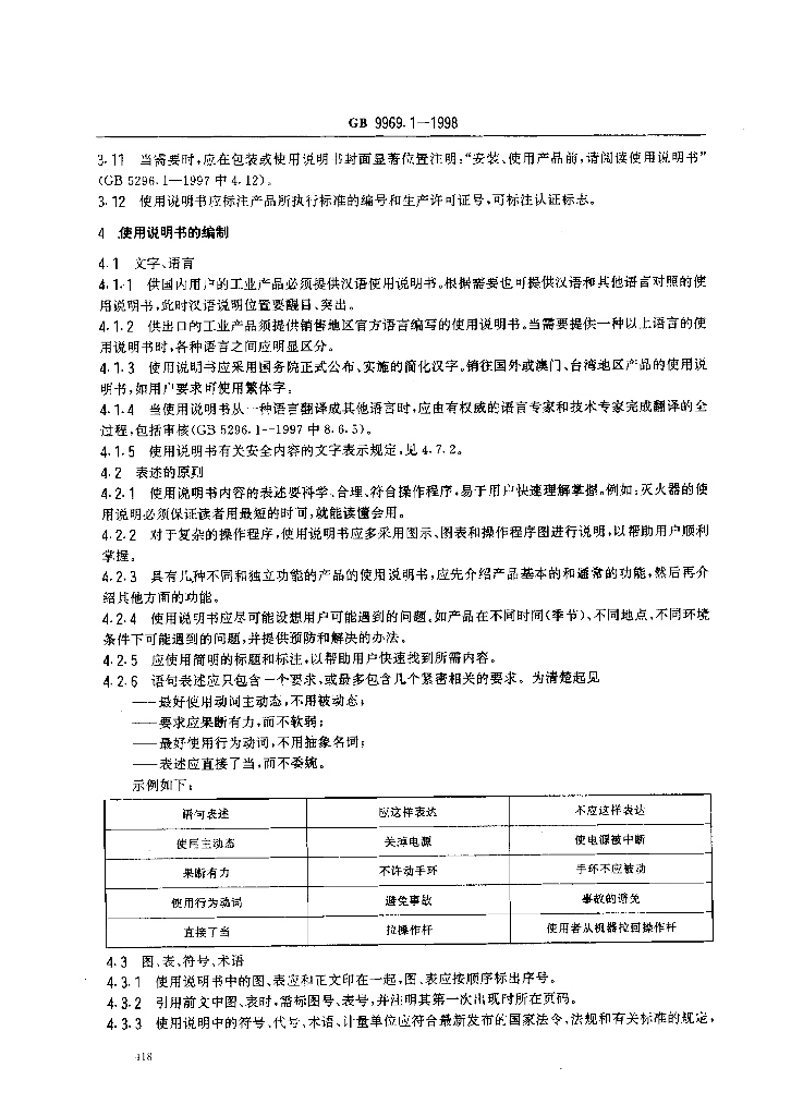 GB/T 9969.1-1998 标准预览