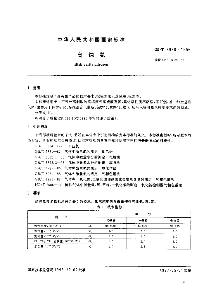 GB/T 8980-1996 标准预览