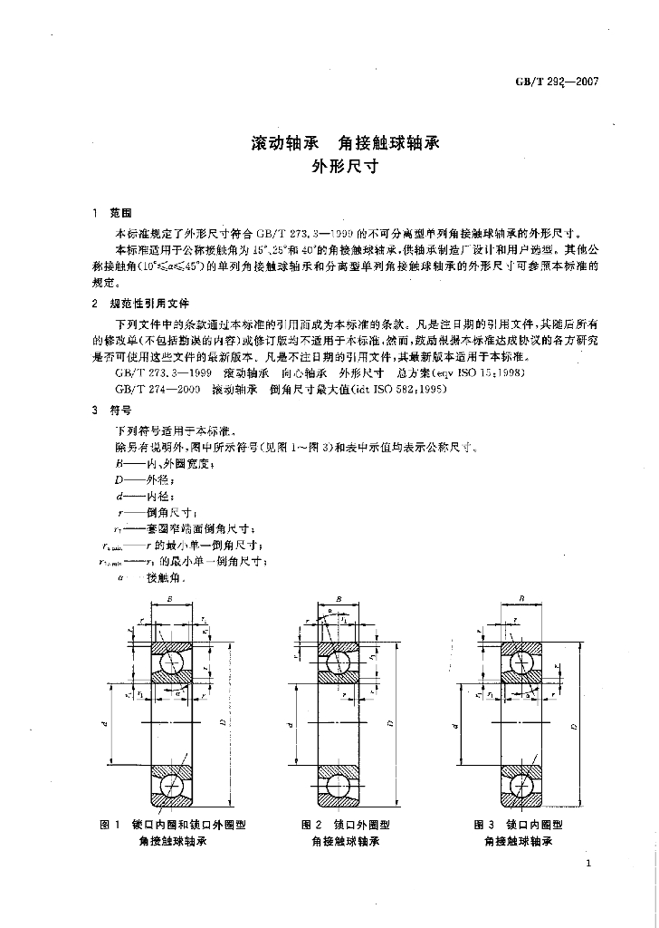 GB/T 292-2007 标准预览