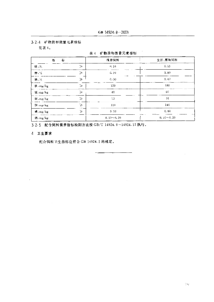 GB 14924.8-2001 标准预览