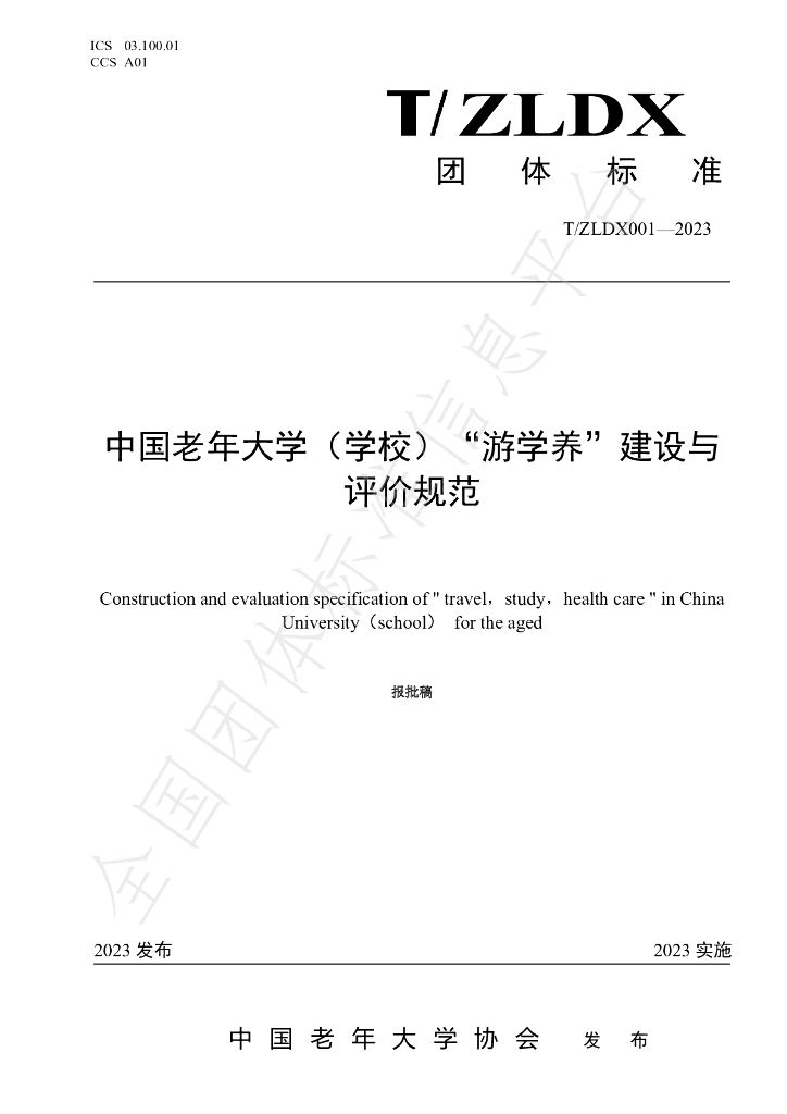 T/ZLDX 001-2023 标准预览