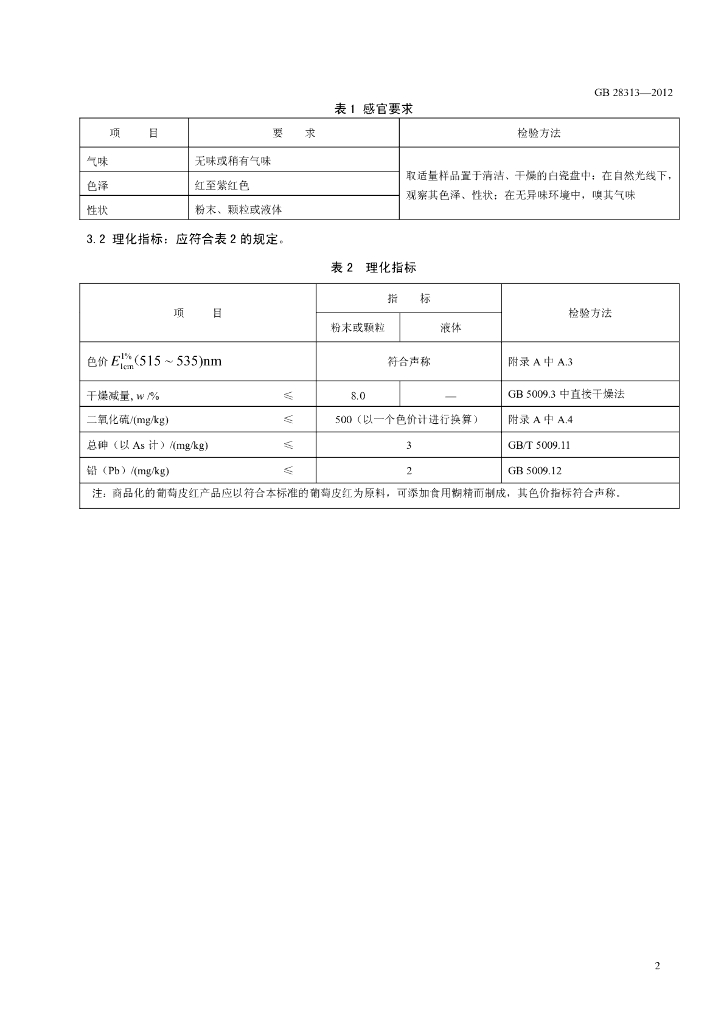 GB 28313-2012 标准预览