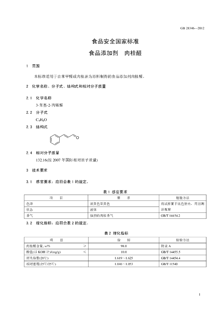 GB 28346-2012 标准预览