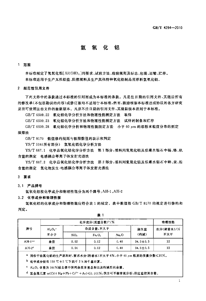 GB/T 4294-2010 标准预览
