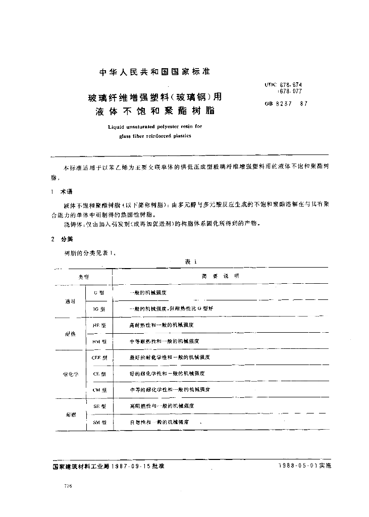 GB 8237-1987 标准预览
