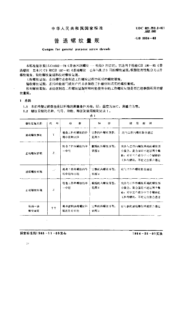 GB/T 3934-1983 标准预览