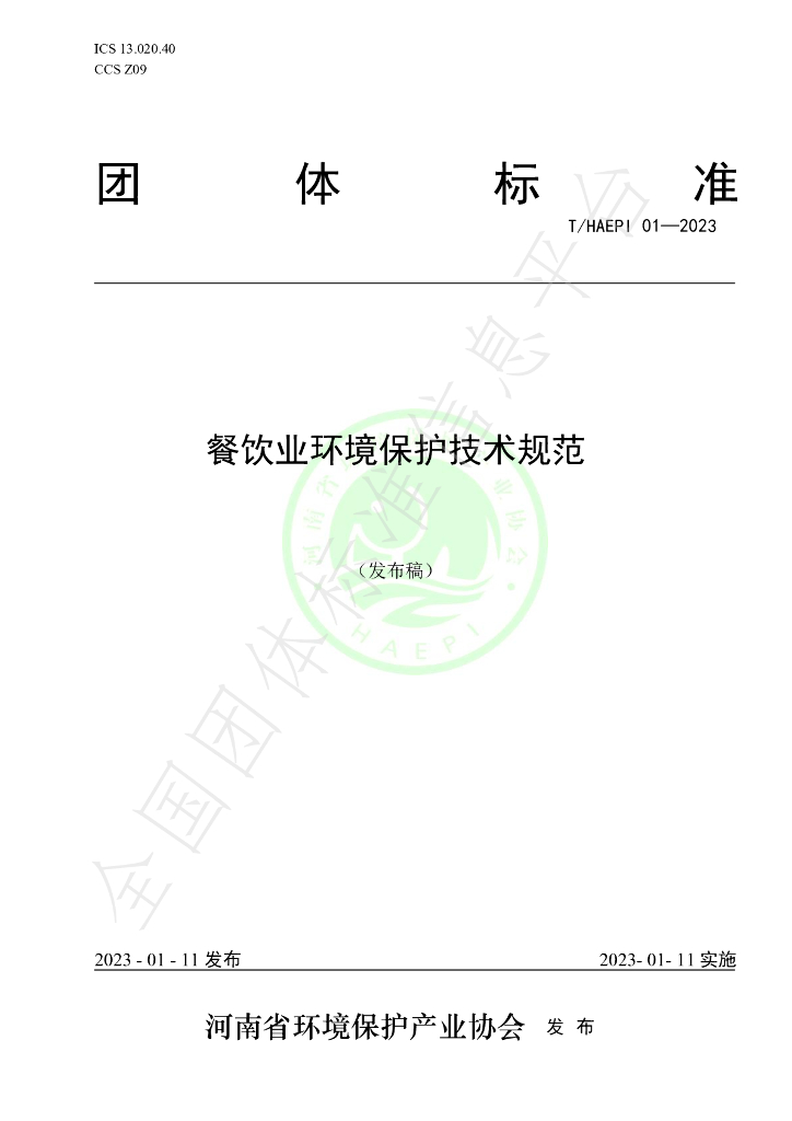 T/HAEPI 01-2023 标准预览