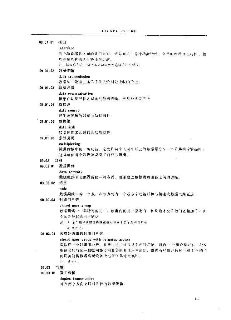 GB/T 5271.9-1986 标准预览