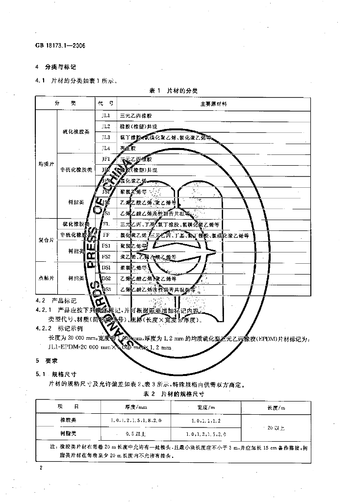 GB 18173.1-2006 标准预览