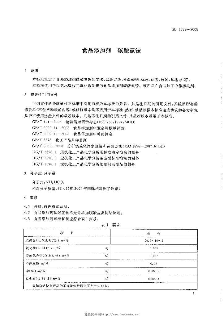 GB 1888-2008 标准预览