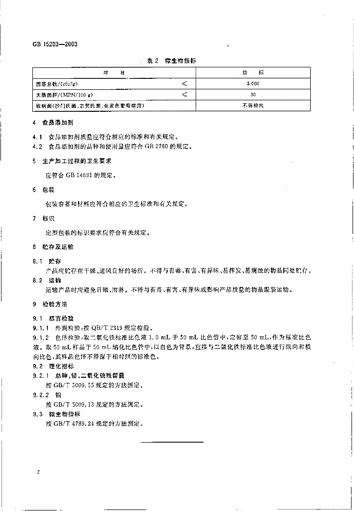 GB 15203-2003 标准预览