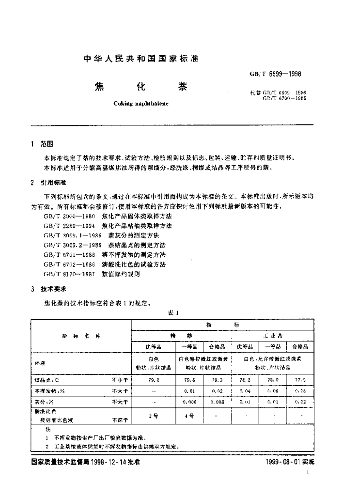 GB/T 6699-1998 标准预览