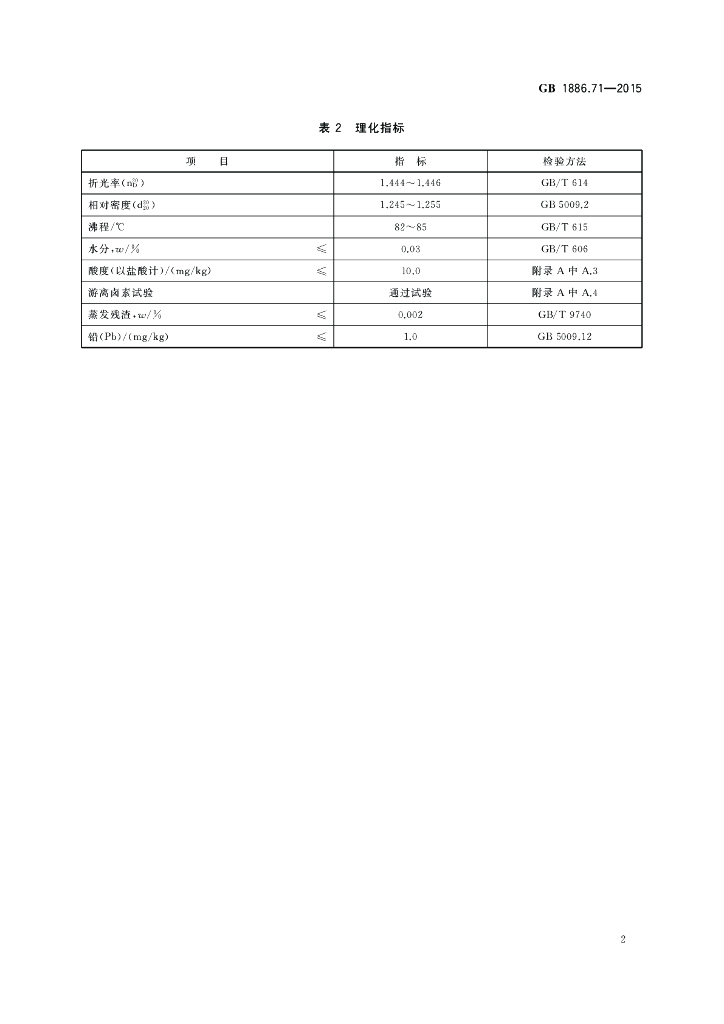 GB 1886.71-2015 标准预览