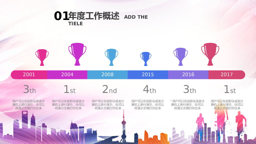 IT科技互联网风工作总结精选PPT模板(38)_第6页