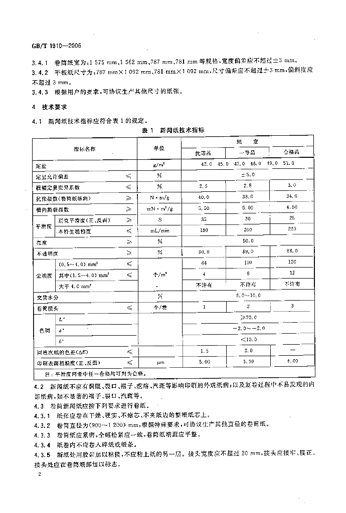 GB/T 1910-2006 标准预览
