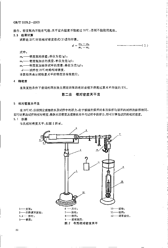 GB/T 5009.2-2003 标准预览