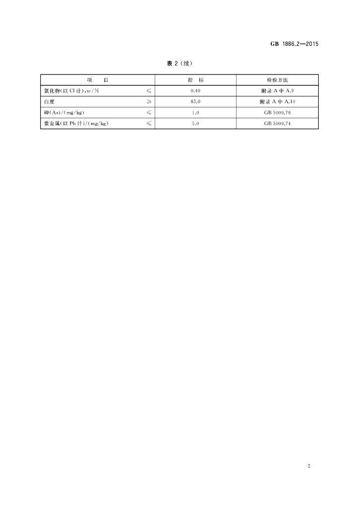 GB 1886.2-2015 标准预览