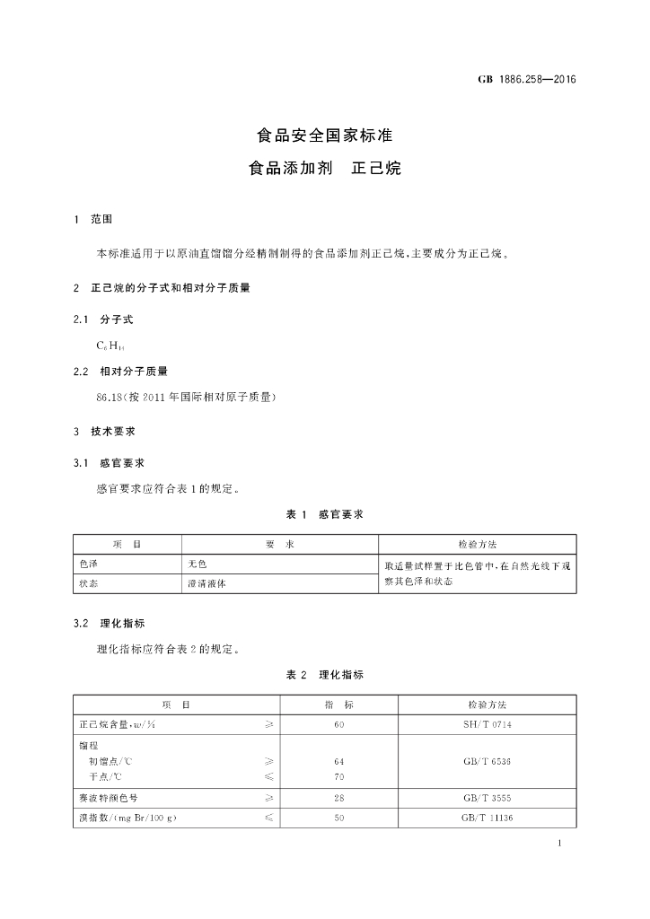 GB 1886.258-2016 标准预览