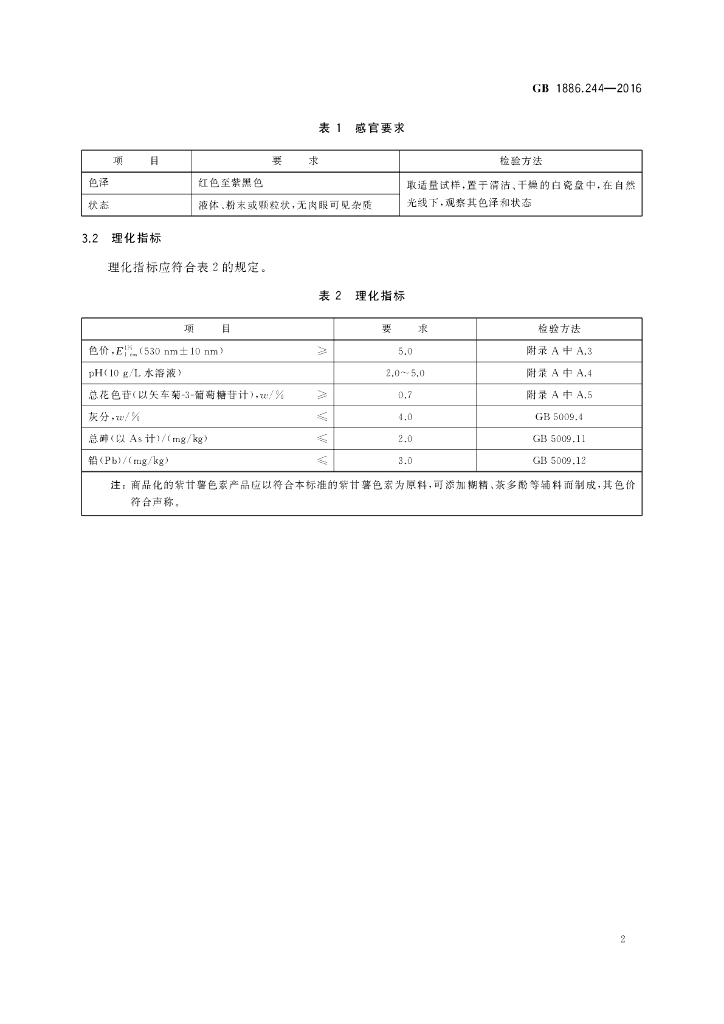 GB 1886.244-2016 标准预览
