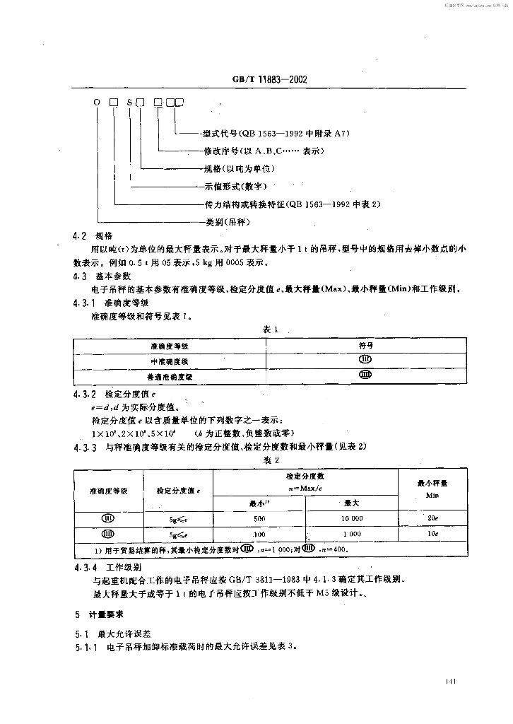 GB/T 11883-2002 标准预览