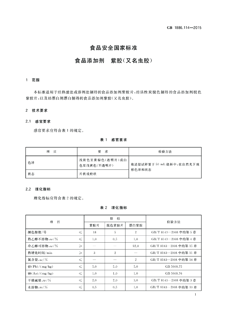 GB 1886.114-2015 标准预览