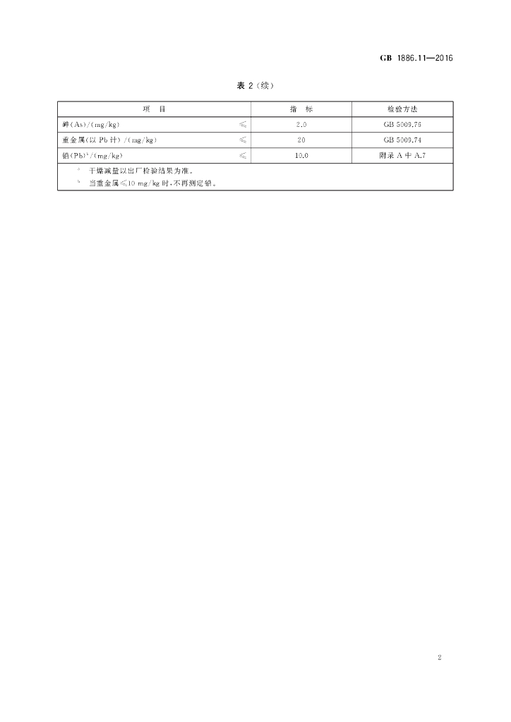 GB 1886.11-2016 标准预览