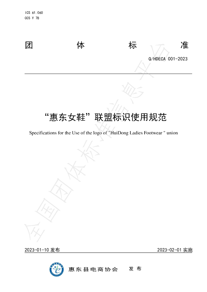 T/HDECA 001-2023 标准预览