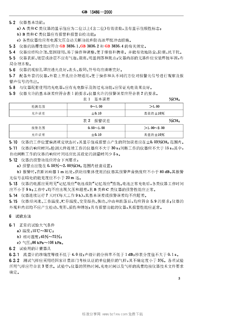 GB 13486-2000 标准预览