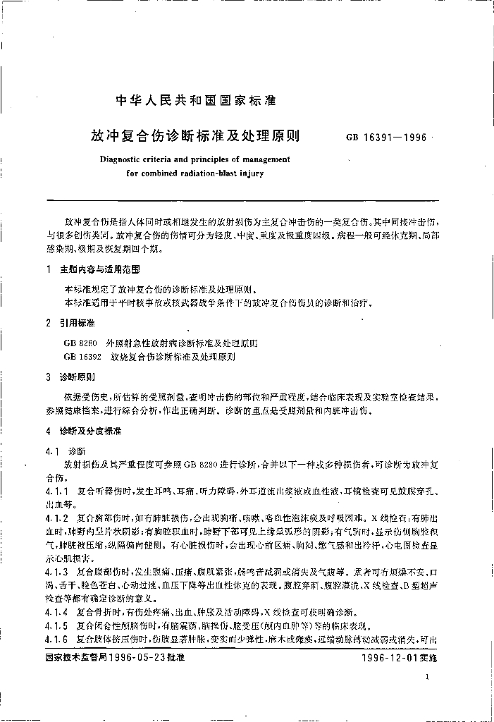 GB 16391-1996 标准预览