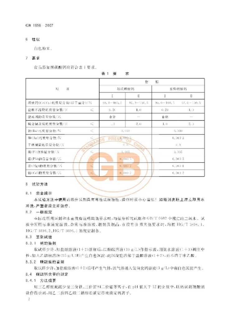 GB 1898-2007 标准预览