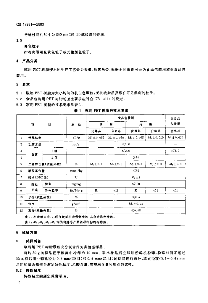 GB/T 17931-2003 标准预览