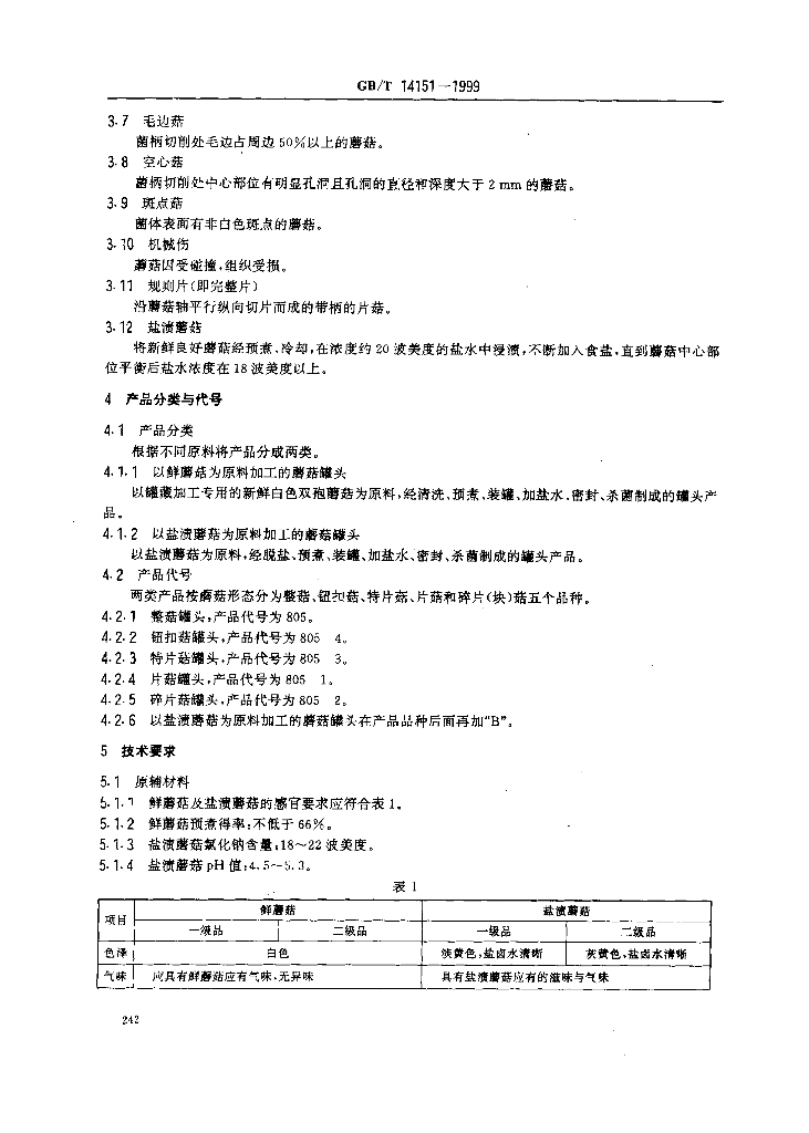 GB/T 14151-1999 标准预览