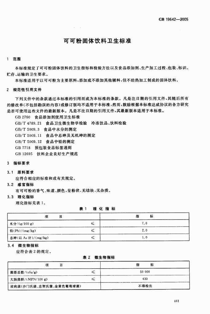 GB 19642-2005 标准预览