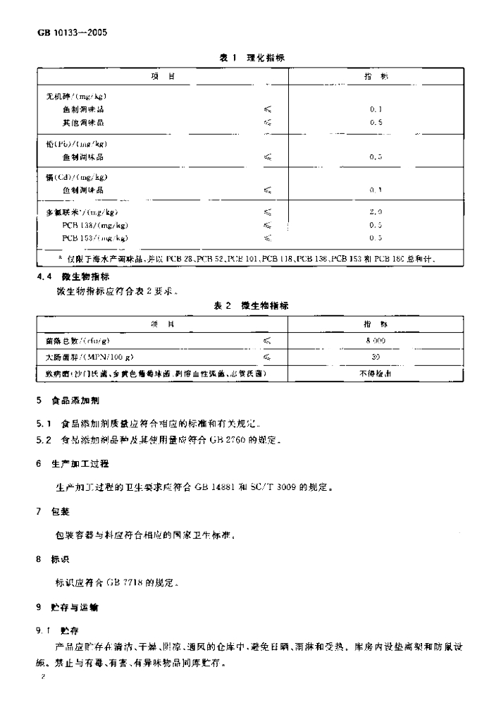 GB 10133-2005 标准预览