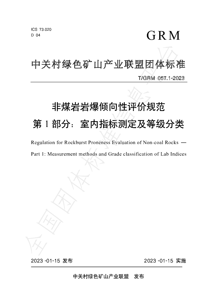 T/GRM 057.1-2023 标准预览