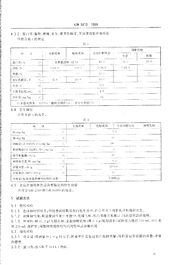GB 5410-1999 标准预览