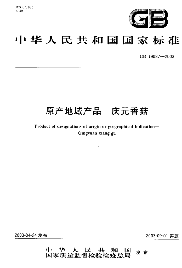 GB 19087-2003 标准预览