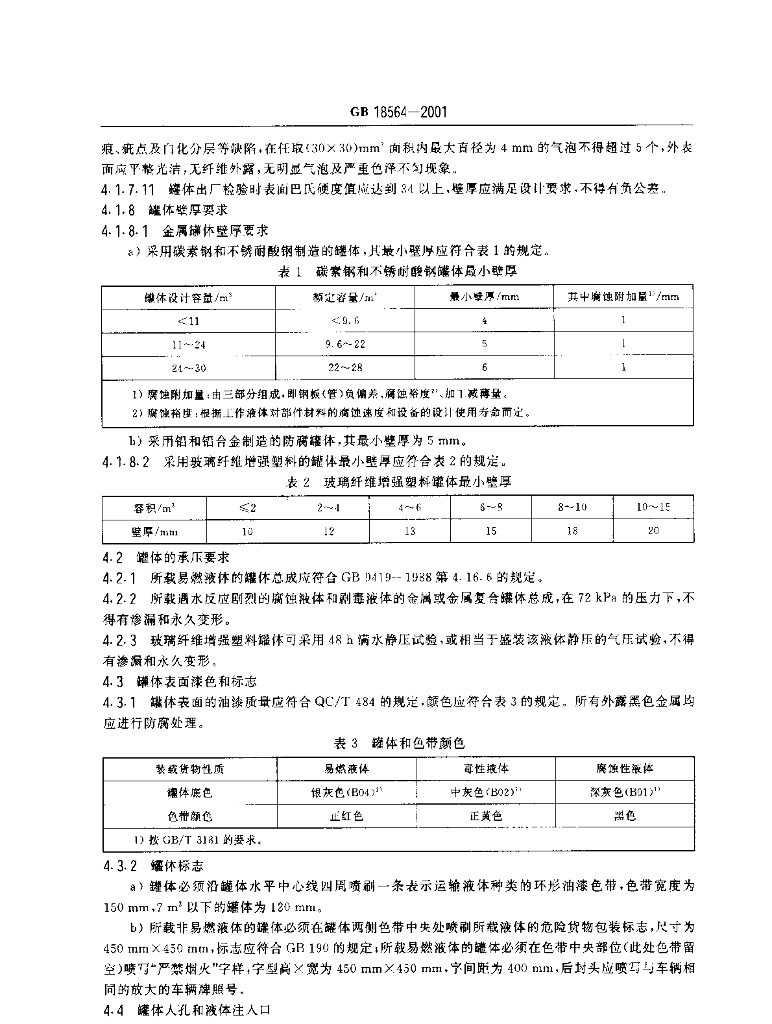 GB 18564-2001 标准预览