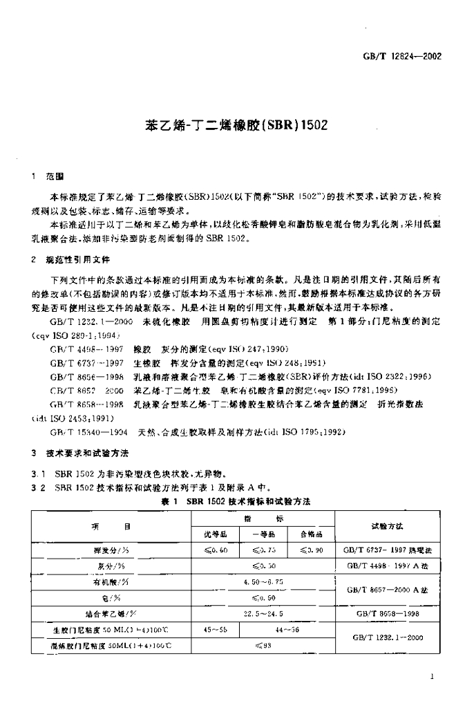 GB/T 12824-2002 标准预览