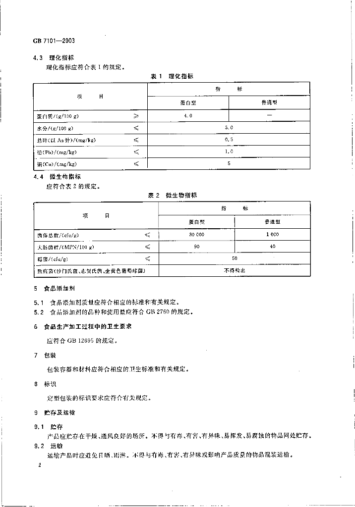 GB 7101-2003 标准预览