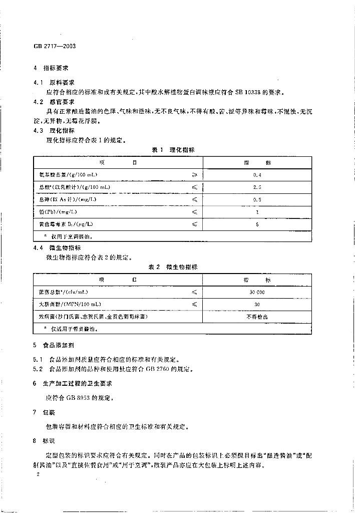 GB 2717-2003 标准预览