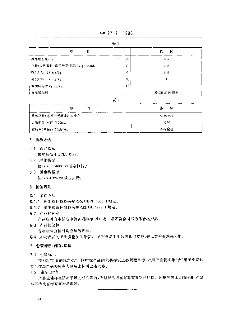 GB 2717-1996 标准预览