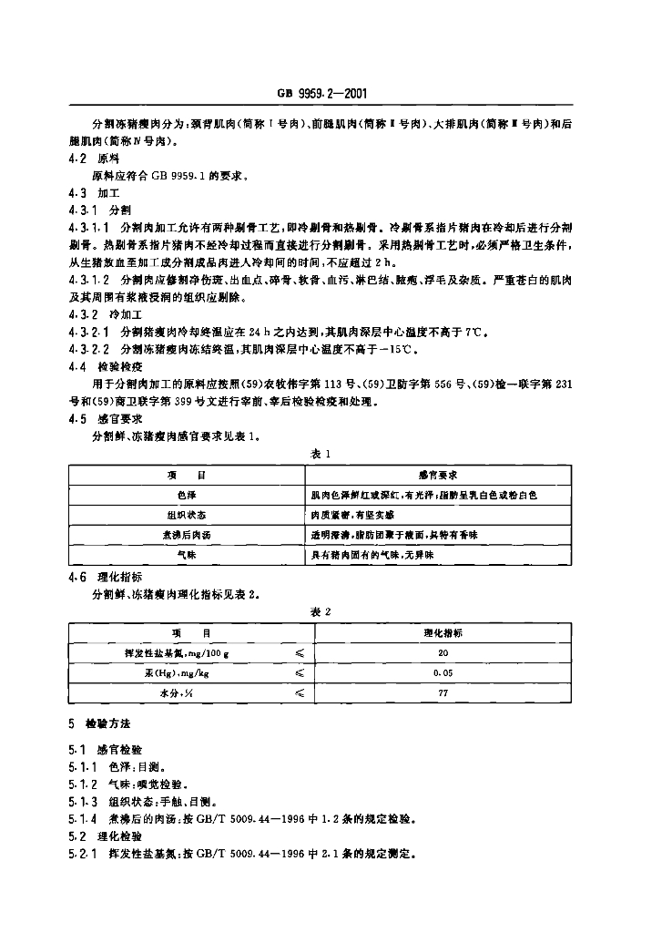 GB 9959.2-2001 标准预览