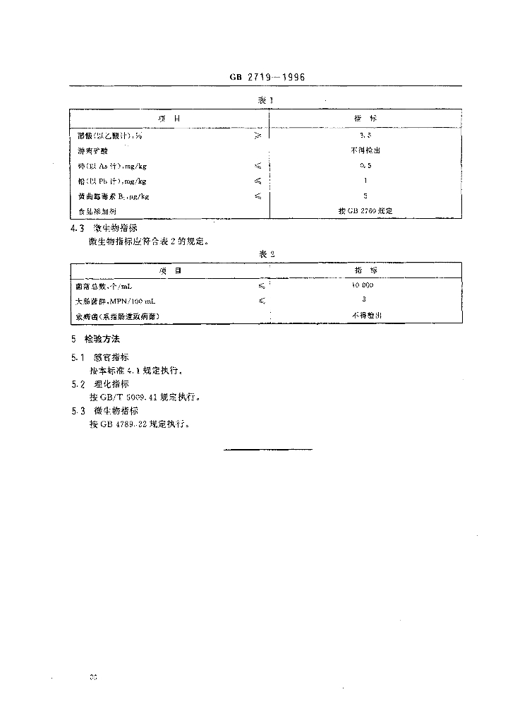 GB 2719-1996 标准预览