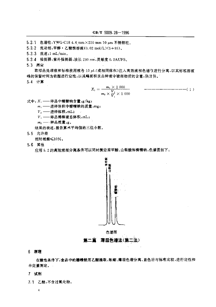 GB/T 5009.28-1996 标准预览