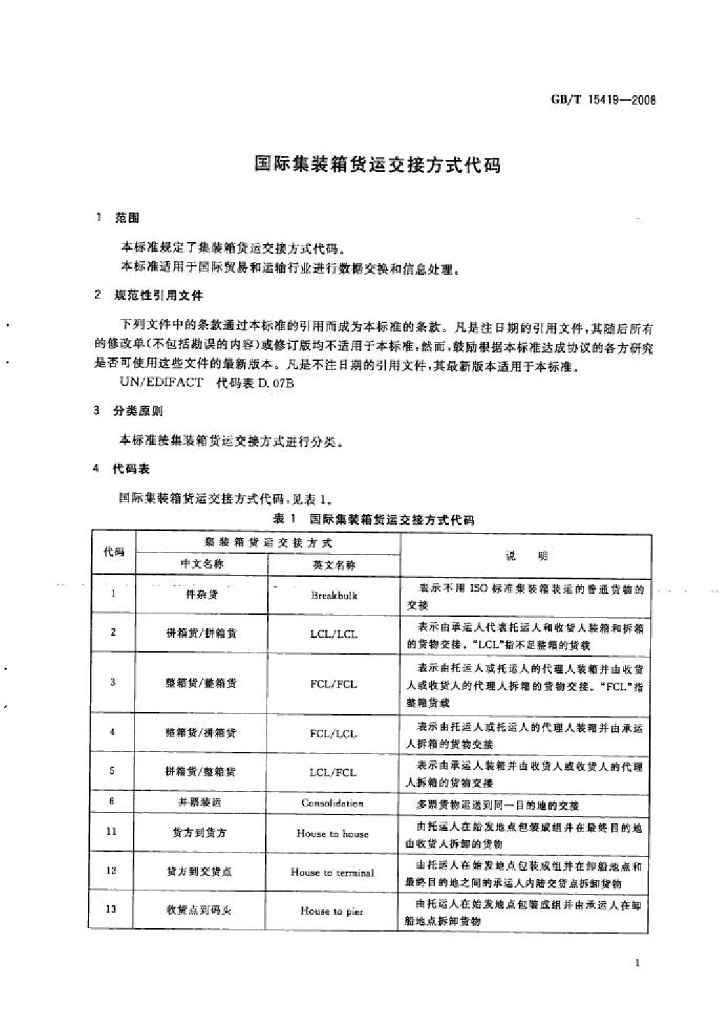 GB/T 15419-2008 标准预览