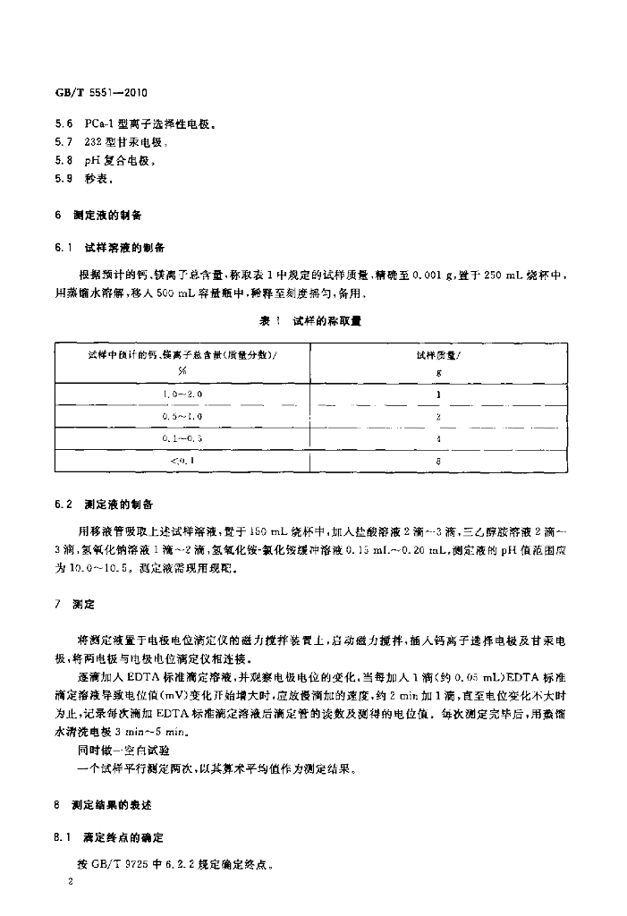 GB/T 5551-2010 标准预览
